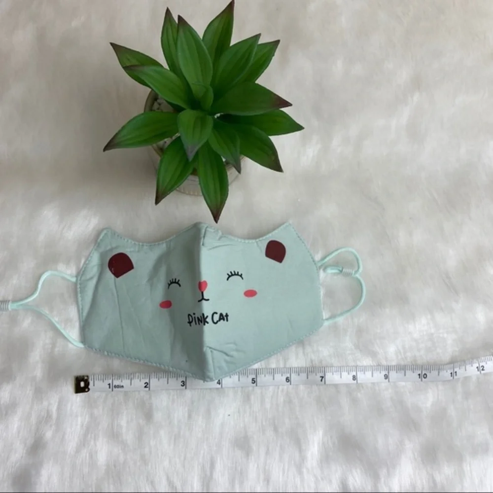 KIDS CUTE PINK‎ CAT COTTON FACE MASK